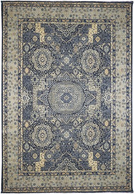 9x12 Hand-Knotted 9/9 Chobi Peshawar Rug