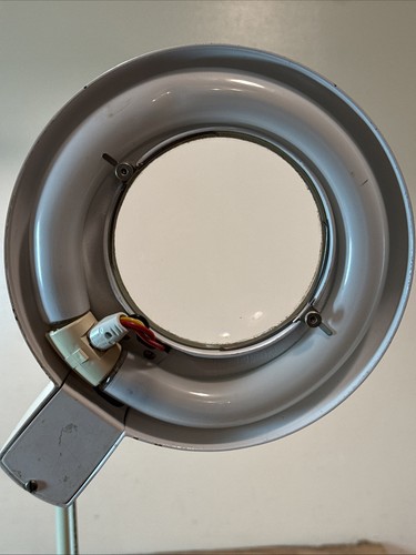 Vintage Dazor USA M-1470 Articulating Magnifying Floating Fixture Desk Lamp - Picture 8 of 10