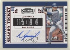 2019 Panini Chronicles Contenders Season Tickets Red 26/50 Luis Urias Auto 0c2