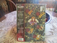 VTG BUCILLA HEAVENLY SOUNDS  6 XMAS Felt Ornaments KIT 85273 BRAND NEW SEALED