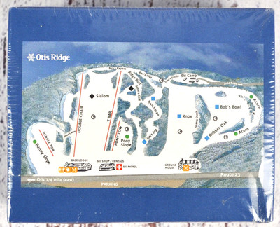 Otis Ridge Ski Area Massachusetts 200 Piece Puzzle 11''X16'' MADE IN USA RARE