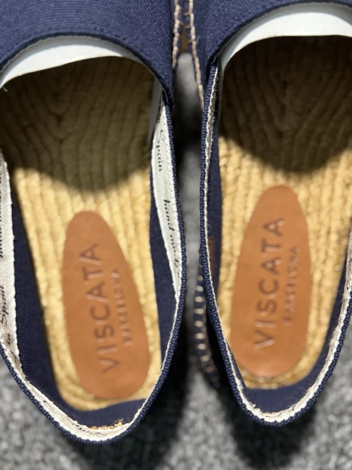 Alpargatas Viscata Barcelona Stiges de lona para hombre - Talla: 10/44 - Lona azul marino Foto 3 de 4