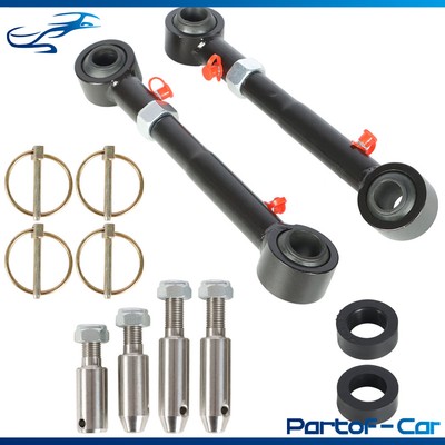 Black Front Sway Bar Links 2.5-6'' lifts For Jeep JK Wrangler Rubicons 2007-2018