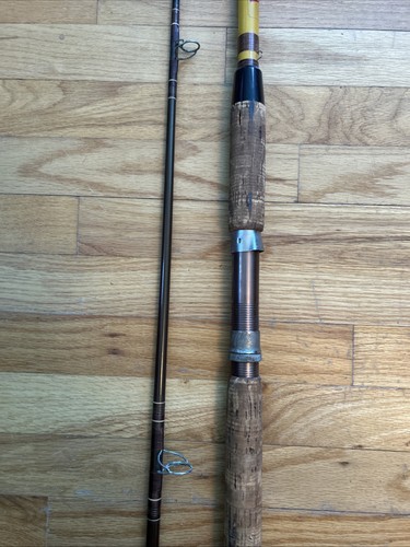 Canne à Pêche Vintage Heddon Pal #6799 - 2 Pièces, Action Souple - Pour Pêche En Eau Douce