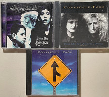 Jimmy Page & Robert Plant, Jimmy Page & David Coverdale, 3 CD LOT - USED CDs