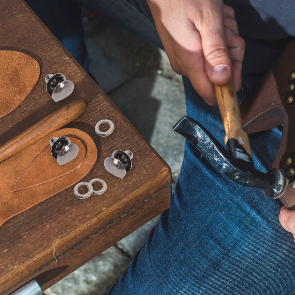 APL 10 Pezzi Ganci di Ricambio Uomo Gancio per Scarpe Sneaker Scarponi Lacci Accessorio