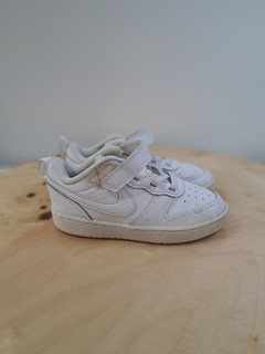 Nike Court Borough Low 2 Toddler Kids Shoes White Size 10C Lace Up BQ5453 100
