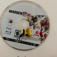 Madden FNF 10 video game disc for PS3
