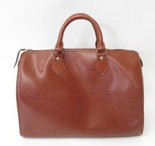 Authentic Louis Vuitton Epi Speedy 30 Handbag F#48045