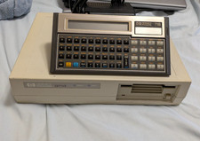 HP 71B Calculator / Computer Excellent with HP-9114 HP-IL Disk Drive
