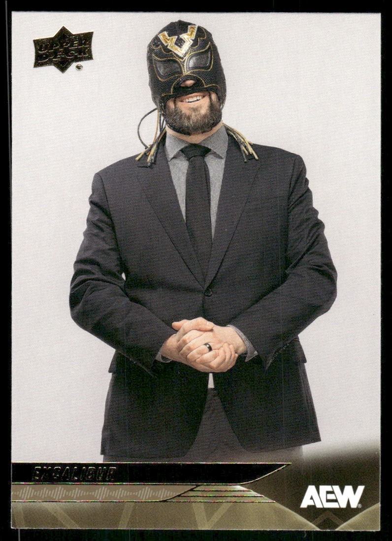 2025 Upper Deck AEW Gold #91 Excalibur wrestling card