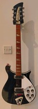 Rickenbacker 620 Electric Guitar Jetglo. Black. 2003. Lovely Condition  + Case