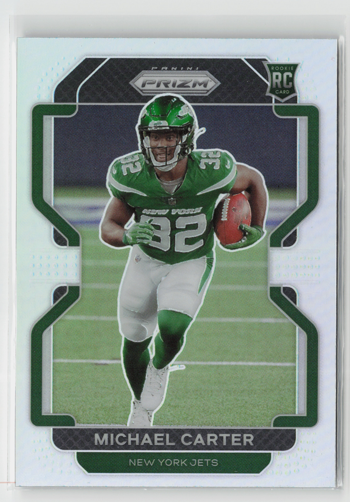 2021 Panini Prizm #V-365 Michael Carter Silver Prizm Variation RC