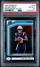 2024 Donruss Joe Milton III Rated Rookie Silver Press Proof /100 #319(RC)