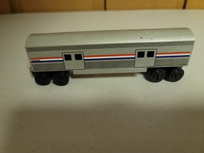 Whittle Wooden Railroad Amtrak Baggage Train Car Good Condition