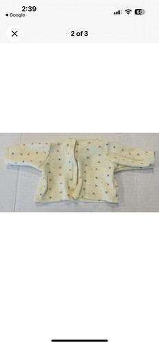 American Girl Bitty Baby Starter Suitcase Yellow Hearts Top Shirt ONLY 2003 - Picture 3 of 8