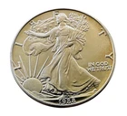 1988 Silver Eagle. BU perfect example. .9999 Silver. Nice toning