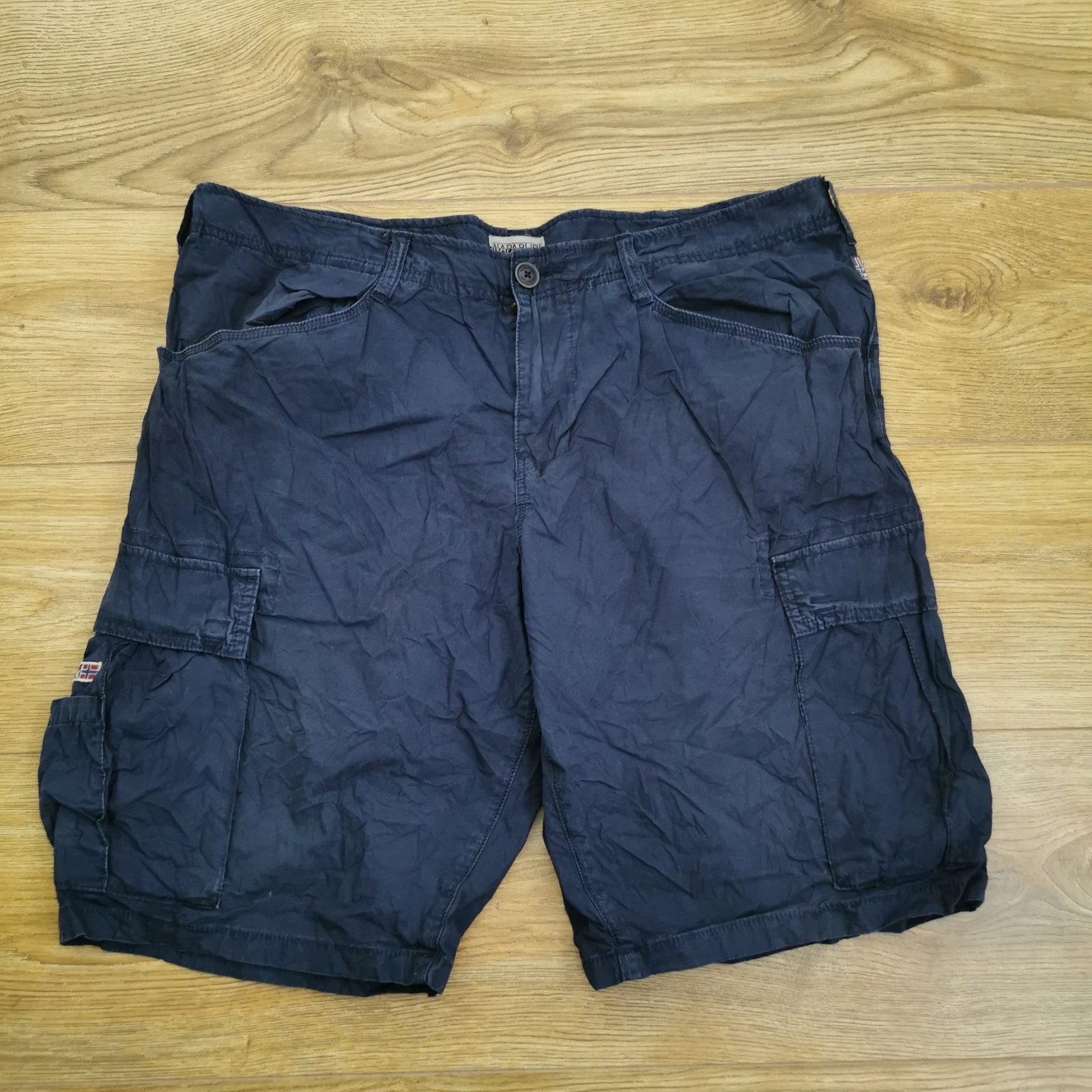 Napapijri Cargo Shorts Mens W36 Blue Outdoor Utility Combat Zip Hiking
Opens in a new window or tab