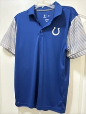 Colts Nike Dri Fit Polo With Stripes On Arms
