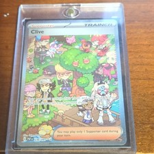 The Pokémon Company Pokémon TCG Clive 236/091 SV Paldean Fates SIR Full Art Holo