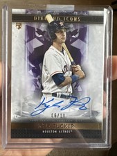2019 Topps Diamond Icons - Autographs Kyle Tucker #AC-KT Purple /10 (AU, RC)