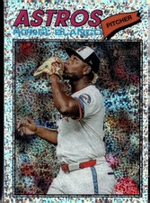 2026 Topps Heritage #185 Ronel Blanco Chrome Silver Sparkle Refractors SP