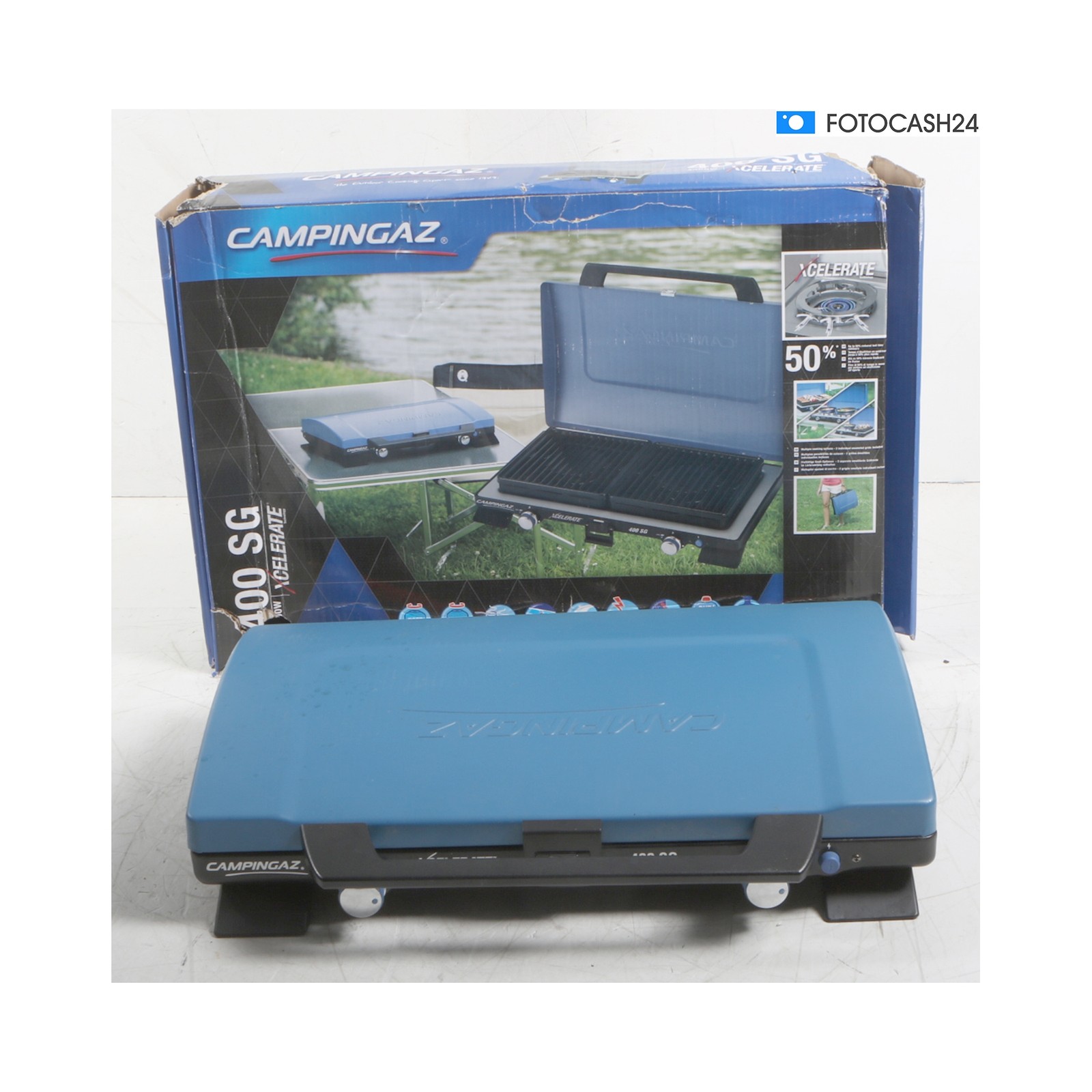 Campingaz 400 SG Xcelerate 2-Burner Stove, 50 mbar + Defect (289313)