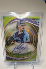 2025 Topps Finest - Finest Moments Autographs Paul Skenes #FMA-PS Gold Ref 23/50