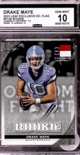2023 Leaf Drake Maye Exclusive Edition Flag #FL06 Rookie CCG10!