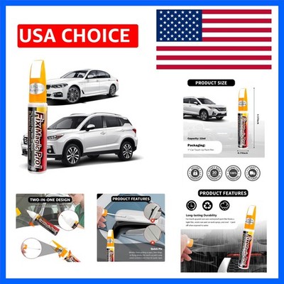 Touch Up Paint for Cars,2-in-1 Car Paint Scratch Repair Pen with Brush & Nib ...