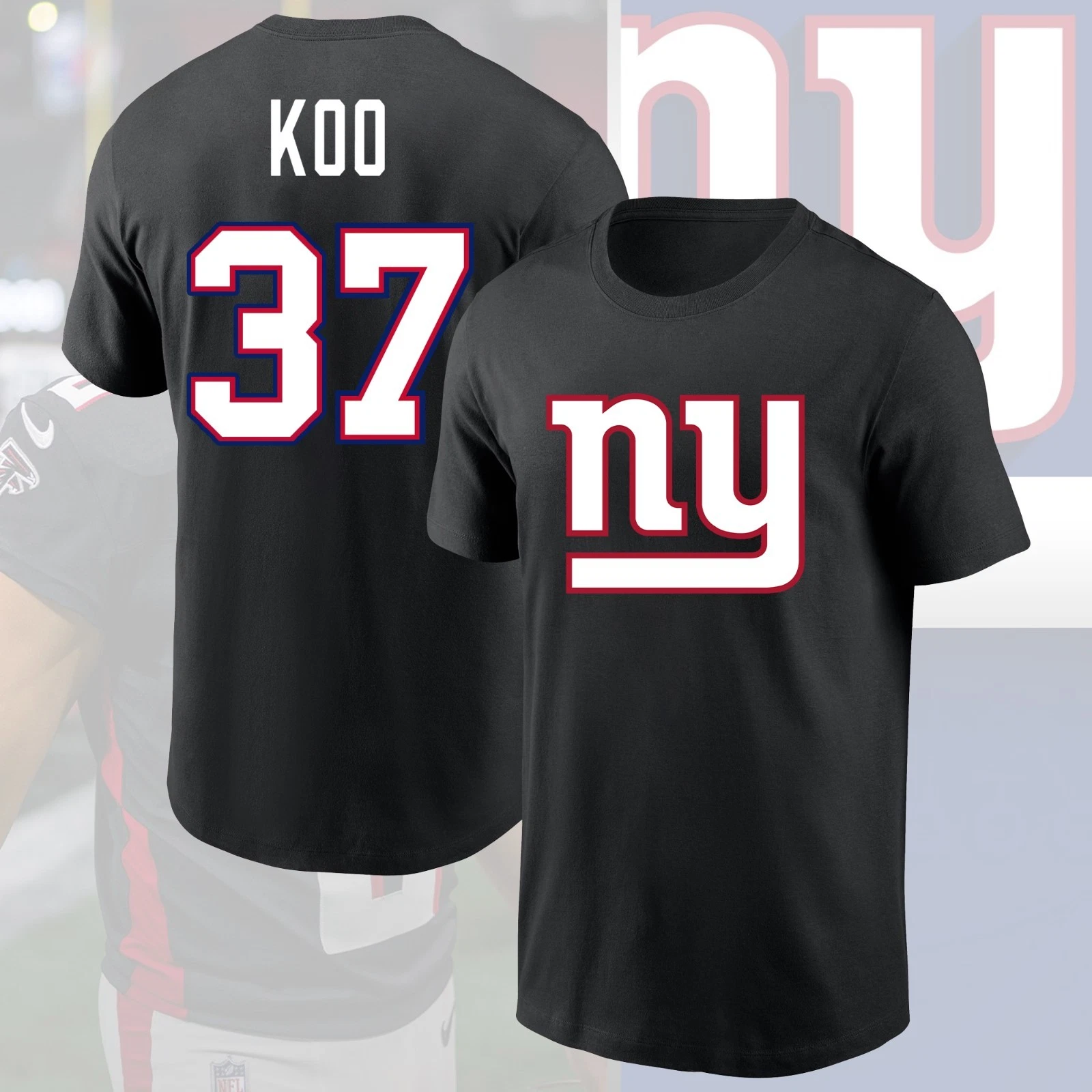 Younghoe Koo #37 New York 2025 Player Name & Number For Fans