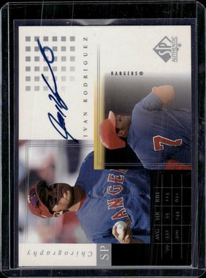 2000 Upper Deck SP Authentic Chirography Ivan Rodriguez Auto | eBay