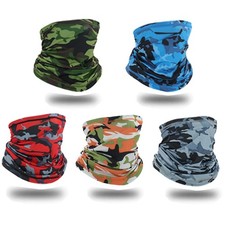 Neck Gaiter Face Mask Sun Cooling Scarf Balaclava Bandana Cover Men Women