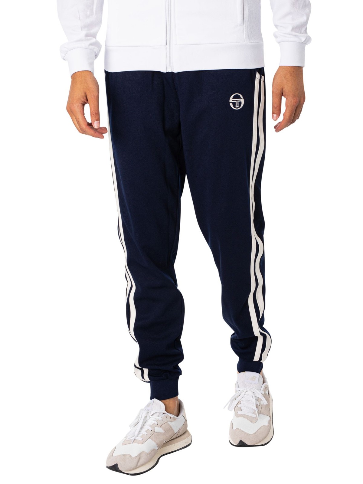 Sergio Tacchini New Damarindo Track Joggers, Maritime Blue/Gardenia - XXL