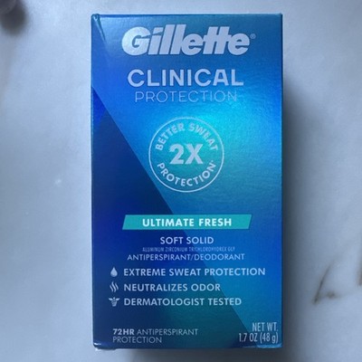 New Gillette Clinical Protection Ultimate Fresh Antiperspirant/Deodorant