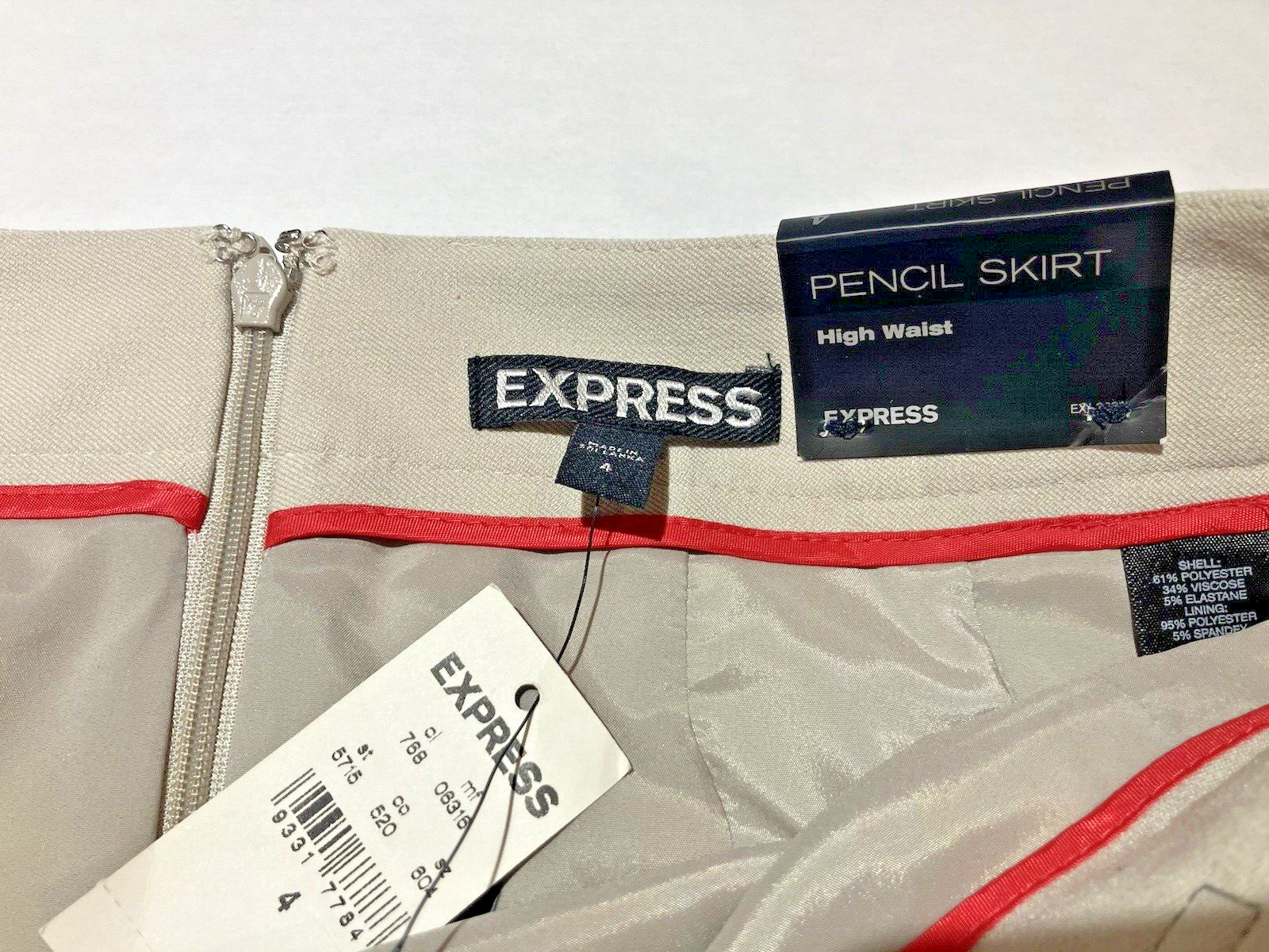 Express Studio Stretch Pencil Skirt sz4 / Blazer sz6 business professional court image 10