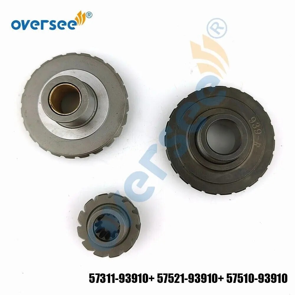 Gear Set 57510-93902 57521-93902 57311-93901 For Suzuki Outboard 9.9HP