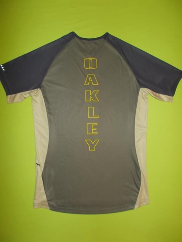 Shirt OAKLEY (M) TOP!!! Khaki Running Gym Crossfit TENNIS - Bild 7 von 9