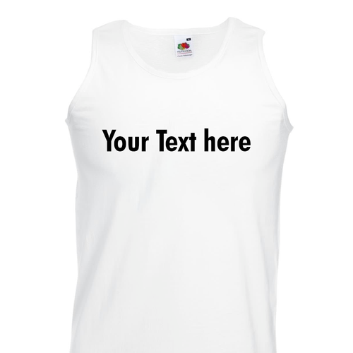 Chaleco Impreso Personalizado • Camiseta Prenda para Hombre Prenda para Sin Sin Mangas Personalizada • Solo Texto - Imagen 18 de 18