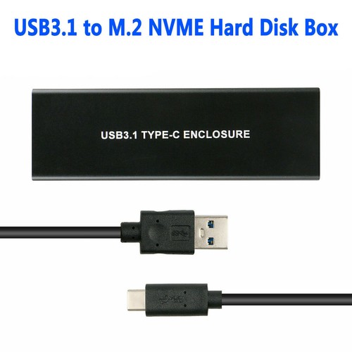 SSD Hard Disk Drive Case M.2 to USB Type-C 3.1 NVME NGFF PCIE HDD Enclosure - Afbeelding 7 van 14