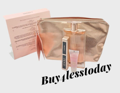 Lancome Idole 4pc gift set 1.7 oz EDP + Mascara + juicy tubes + cosmetic bag NEW
