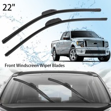 Set Front Beam Wiper Blade 22" J-Hook For 2009-2021 Ford F150 F250 F350 Pickup