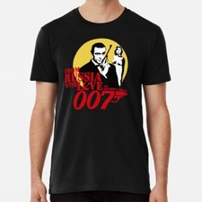 James Bond Agent 007 Sean Connery Design S to 5XL Made in the USA T-Shirt