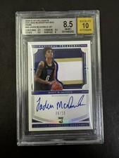 2020 National Treasures Collegiate Prime /10 Jaden McDaniels BGS 8.5 Auto 10!