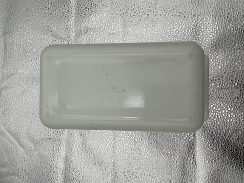Pyrex Milchglas Weiß Laib Brot Bäcker 215-B - Bild 2 von 4