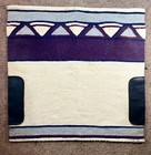 Vintage Toklat Navajo Vicuna Horse Saddle Blanket Pad New Zeeland Wool 33X32” US