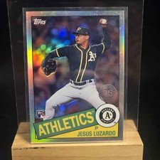 2020 Topps Chrome Jesus Luzardo RC 1985 35th Anniversary insert #85TC-10