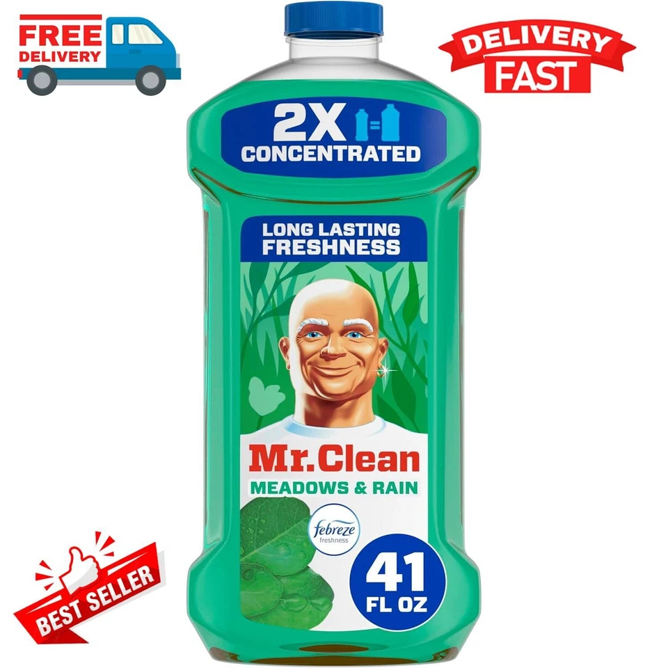 Limpiador multisuperficie concentrado Mr. Clean 2X con aroma a limón, (41 fl oz) EE. UU. Foto 2 de 4