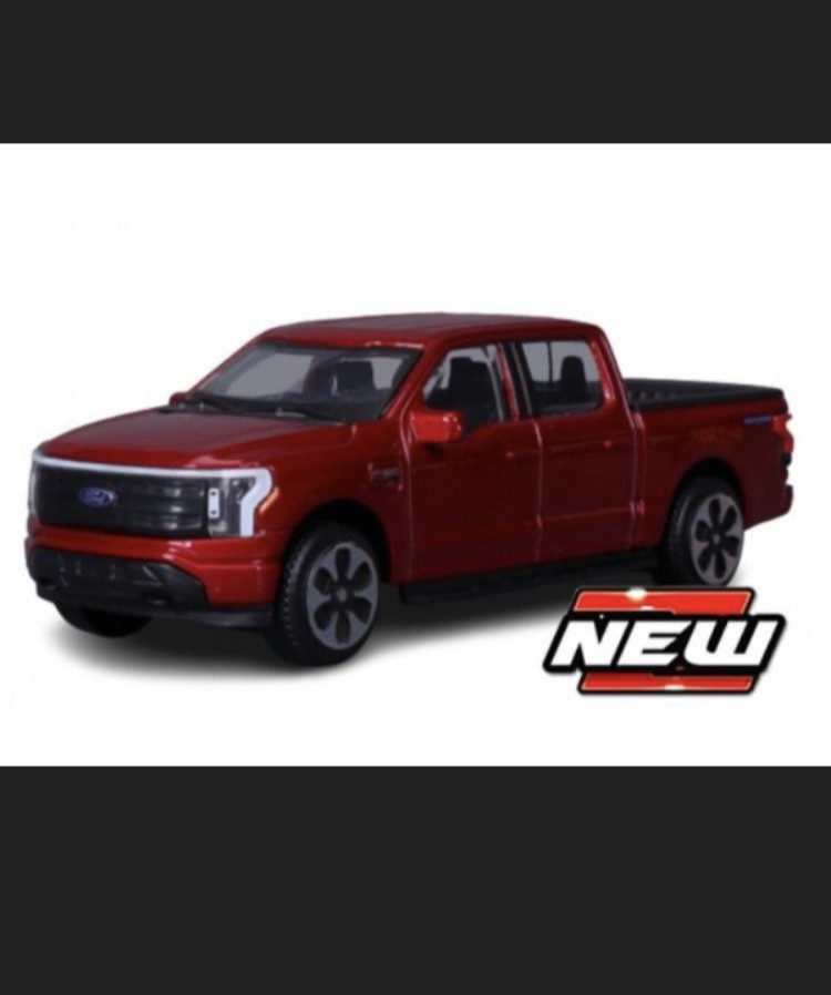 Nice 1/43 Ford F150 Lightning Red Burago Carmodel Termini Italy