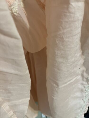 Lucky Brand Womens Pibk Embroidered Tiered Lined Maxi Dress 100% Cotton Sz S NWT - Picture 8 of 16